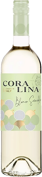 Coralina Blanco Semidulce Piccini, 0.75 л