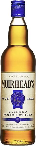 Виски Muirhead's Blue Seal Blended Scotch Whisky 5 y.o., 0.7 л