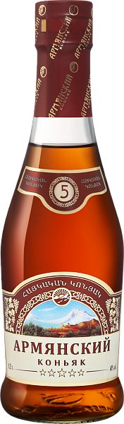 Коньяк Armenian Brandy 5 y.o., 0.25 л