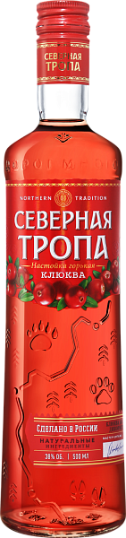 Водка Severnaya Tropa Cranberry, 0.5 л