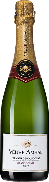 Игристое вино Grande Cuvee Blanc Cremant de Bourgogne AOC Brut Veuve Ambal, 0.75 л в Саратове