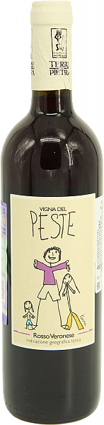 Вино Vigna del Peste Rosso Veronese IGT Terre di Pietra, 0.75 л
