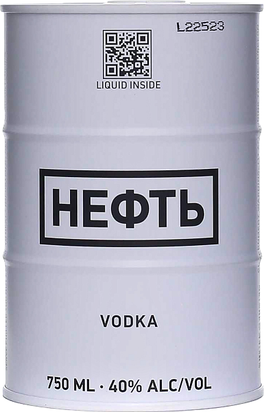 Водка Neft White Barrel, 0.75 л