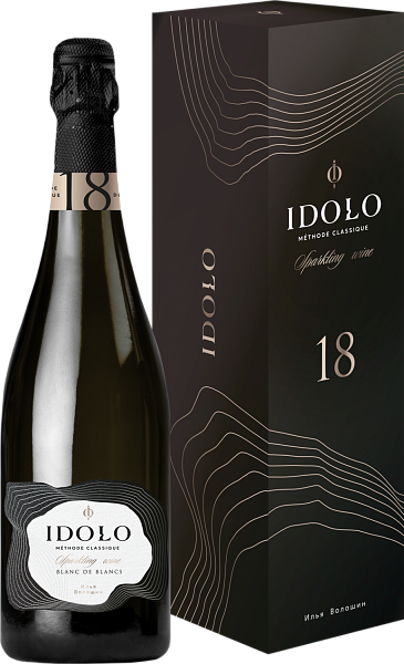 Игристое вино Idolo Blanc de Blancs (gift box), 0.75 л