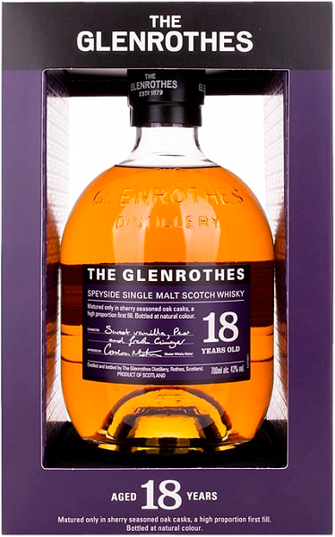 Виски The Glenrothes 18 y.o. Speyside Single Malt Scotch Whisky (gift box), 0.7 л
