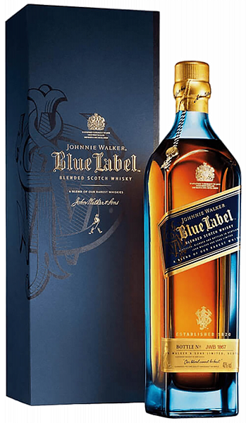 Johnnie Walker Blue Label Blended Scotch Whisky (gift box), 0.7 л