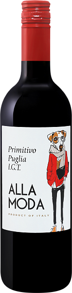 Вино Alla Moda Primitivo Puglia IGT San Matteo, 0.75 л