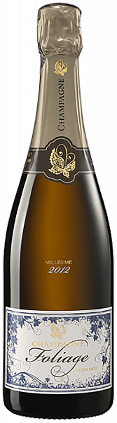Шампанское Foliage Extra Brut Champagne AOC Chateau d'Avize, 0.75 л