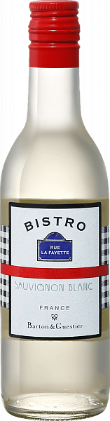 Bistro Rue La Fayette Sauvignon Blanc Cotes De Gascogne IGP Barton & Guestier, 0.187л