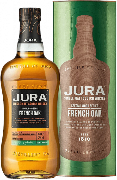 Jura French Oak Single Malt Scotch Whisky (gift box), 0.7 л