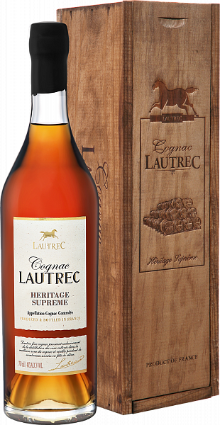 Коньяк Cognac Lautrec Heritage Supreme (gift box), 0.7 л