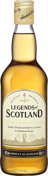 Виски Legends of Scotland Special Reserve Blended Scotch Whisky, 0.5 л