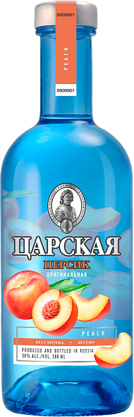 Водка Tsarskaja Original Peach, 0.5 л