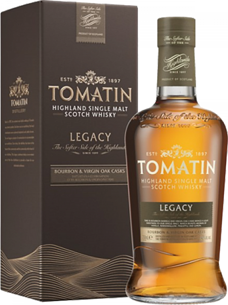 Tomatin Legacy Highland Single Malt Scotch Whisky (gift box), 0.7 л