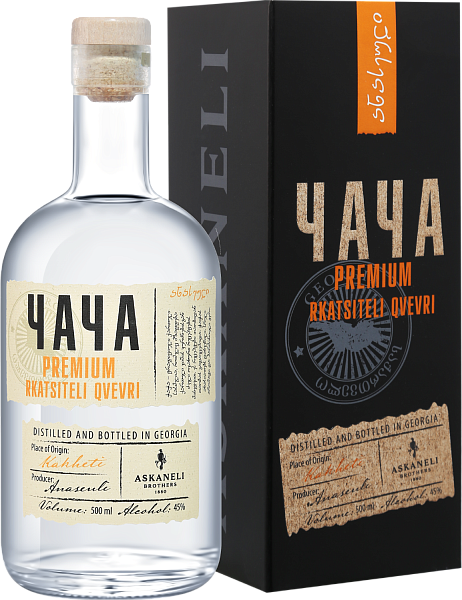Чача Chacha Askaneli Premium Rkatsiteli Qvevri (gift box), 0.5 л в Саратове