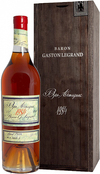 Baron Gaston Legrand 1984 Bas Armagnac (gift box), 0.7 л
