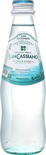 San Cassiano Sparkling Water, 0.25 л
