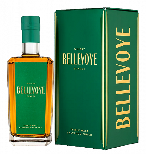 Виски Bellevoye Finition Calvados Blended French Whisky (gift box), 0.7 л