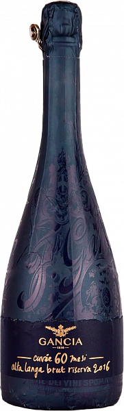 Игристое вино Gancia Cuvee 60 Riserva Alta Langa DOCG Metodo Classico Brut, 0.75 л
