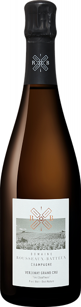 Шампанское Verzenay Grand Cru Les Chauffours Brut Nature Champagne AOC Rousseaux-Batteux, 0.75 л