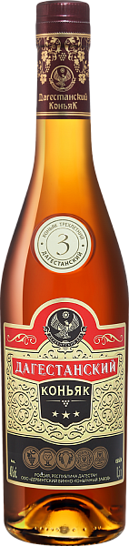 Коньяк Dagestanskiy Brandy 3 Y.O., 0.5 л