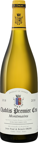 Вино Montmains Chablis 1er Cru AOC Jean-Paul & Benoît Droin, 0.75 л в Курске