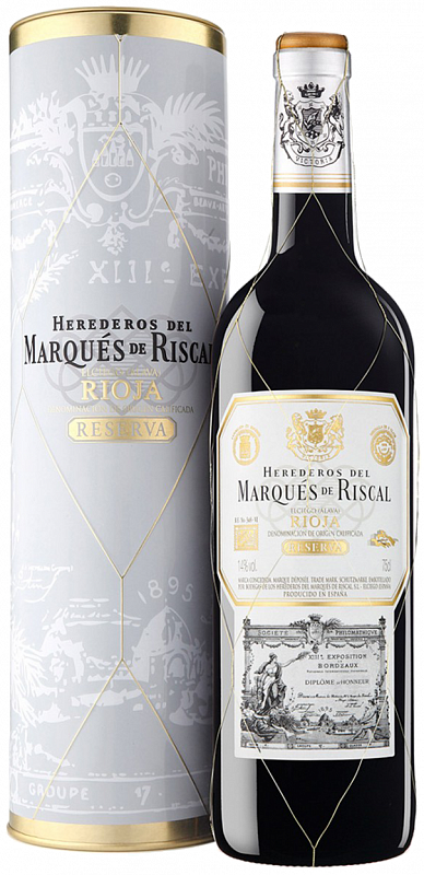 Эредерос дель Маркес де Рискаль Ресерва в подарочной упаковке 2018 0.75 л