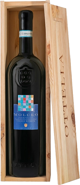Вино Molceo Riserva Lugana DOC Ottella (gift box), 1.5 л