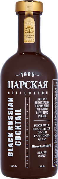 Tsarskaja Collection Black Russian, 0.5 л