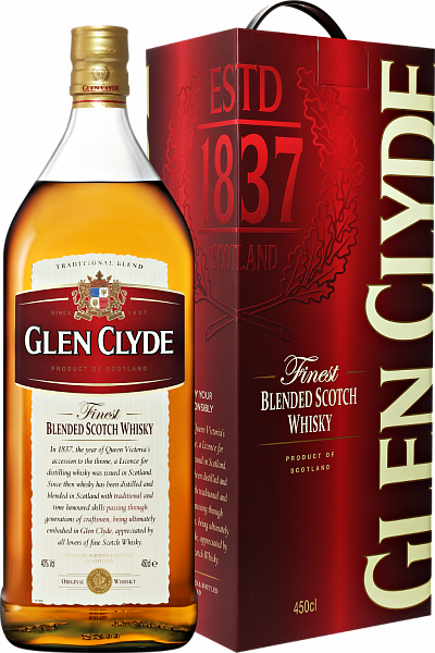 Glen Clyde Blended Scotch Whisky , 4.5 л