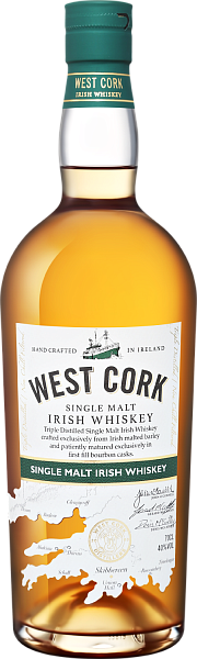 Виски West Cork Single Malt Irish Whiskey, 0.7 л в Перми