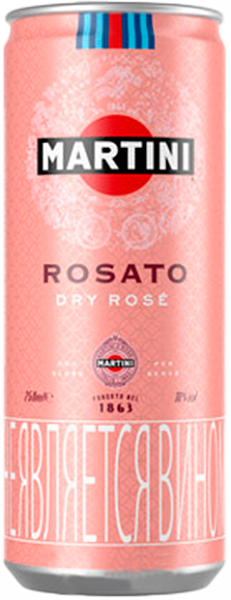 Игристое вино Martini Rosato Dry (in can), 0.25 л