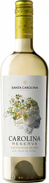 Чилийское вино Carolina Reserva Sauvignon Blan Maule Valley DO Santa Carolina, 0.75 л
