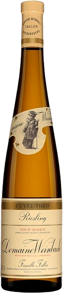 Вино Cuvee Theo Riesling Alsace AOC Domaine Weinbach, 0.75 л