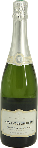Игристое вино Victorine de Chastenay Blanc de Blancs Crеmant de Bourgogne AOC Brut, 0.75 л