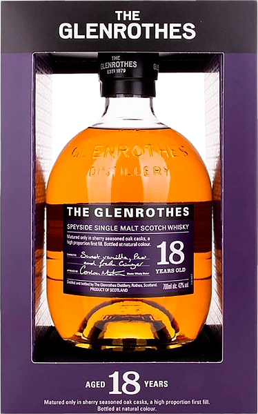 Виски The Glenrothes 18 y.o. Speyside Single Malt Scotch Whisky (gift box), 0.7 л