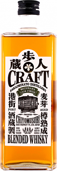 Виски Chiyomusubi Mizunara Cask Finish Blenden Whiskey, 0.7 л
