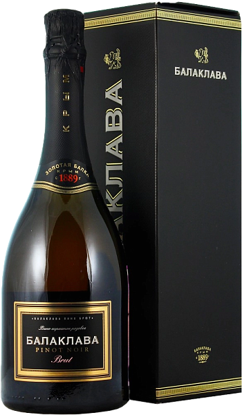 Игристое вино Balaklava Pinot Noir Brut Rose Crimea Zolotaya Balka (gift box), 0.75 л в Воронеже