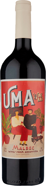 Вино Uma Wine Bar Malbec Finca Agostino Hnos, 0.75 л