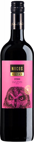 Вино Nucos Rapaz Shiraz Central Valley DO Luis Felipe Edwards, 0.75 л