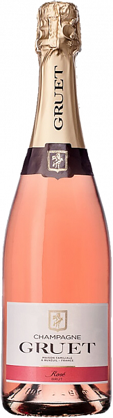 Французское шампанское Gruet Rose Brut Champagne AOC, 0.75 л