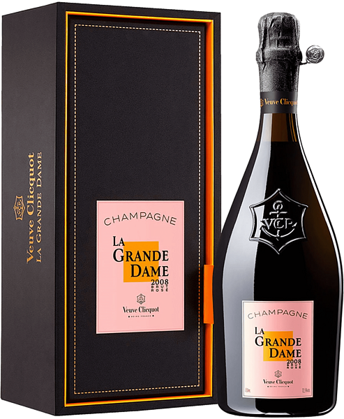 Шампанское La Grande Dame Rose Brut Champagne AOC Veuve Clicquot (gift box), 0.75 л