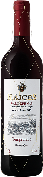 Вино Raices Tempranillo Valdepenas DO Bodegas Fernardo Castro, 0.75 л в Саратове