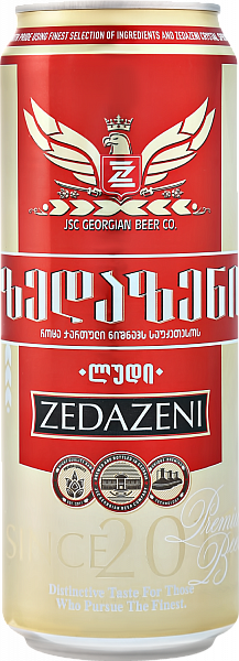 Пиво Zedazeni, 0.45 л