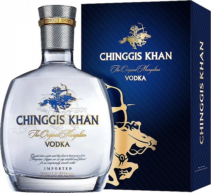 Чингис Хан в подарочной упаковке 0.7 л