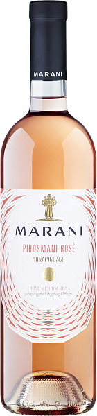 Розовое полусухое вино Marani Pirosmani Rose Telavi Wine Cellar, 0.75 л