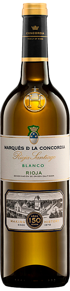 Вино Rioja Santiago Blanco Rioja DOCa Marques de la Concordia, 0.75 л