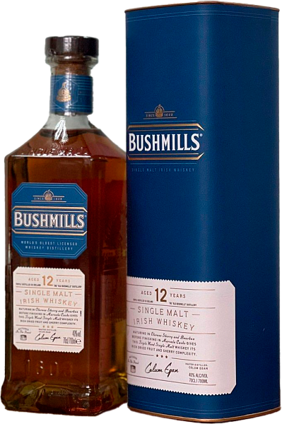 Виски Bushmills 12 y.o. Single Malt Irish Whiskey (gift box), 0.7 л в Ростове-на-Дону