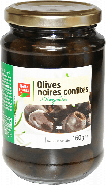 Pitted Black Olives Belle France