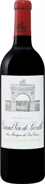 Вино Gran Vin de Leoville du Marquis de Las Cases Saint-Julien AOC, 0.75 л